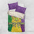 Mardi Gras Bedding Set Beadeds Necklace With Fleur De Lis - Wonder Print Shop