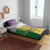 Mardi Gras Bedding Set Beadeds Necklace With Fleur De Lis - Wonder Print Shop