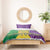Mardi Gras Bedding Set Beadeds Necklace With Fleur De Lis - Wonder Print Shop
