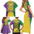 Mardi Gras Family Matching Short Sleeve Bodycon Dress and Hawaiian Shirt Beadeds Necklace With Fleur De Lis - Wonder Print Shop