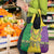Mardi Gras Grocery Bag Beadeds Necklace With Fleur De Lis
