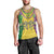 Mardi Gras Men Tank Top Beadeds Necklace With Fleur De Lis - Wonder Print Shop