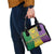 Mardi Gras Shoulder Handbag Beadeds Necklace With Fleur De Lis