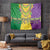 Mardi Gras Tapestry Beadeds Necklace With Fleur De Lis - Wonder Print Shop