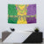 Mardi Gras Tapestry Beadeds Necklace With Fleur De Lis - Wonder Print Shop