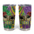 Mardi Gras Tumbler Cup Beadeds Necklace With Fleur De Lis - Wonder Print Shop