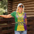 Mardi Gras Women Polo Shirt Beadeds Necklace With Fleur De Lis - Wonder Print Shop