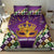 King Mask Mardi Gras Bedding Set Let's Party Beadeds With Fleur De Lis - Wonder Print Shop
