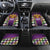 King Mask Mardi Gras Car Mats Let's Party Beadeds With Fleur De Lis - Wonder Print Shop