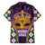 King Mask Mardi Gras Hawaiian Shirt Let's Party Beadeds With Fleur De Lis - Wonder Print Shop