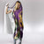 King Mask Mardi Gras Hooded Blanket Let's Party Beadeds With Fleur De Lis
