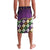 King Mask Mardi Gras Lavalava Let's Party Beadeds With Fleur De Lis - Wonder Print Shop