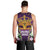 King Mask Mardi Gras Men Tank Top Let's Party Beadeds With Fleur De Lis - Wonder Print Shop