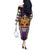 King Mask Mardi Gras Off The Shoulder Long Sleeve Dress Let's Party Beadeds With Fleur De Lis - Wonder Print Shop