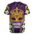 King Mask Mardi Gras Rugby Jersey Let's Party Beadeds With Fleur De Lis - Wonder Print Shop
