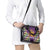 King Mask Mardi Gras Shoulder Handbag Let's Party Beadeds With Fleur De Lis