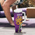 King Mask Mardi Gras Tumbler With Handle Let's Party Beadeds With Fleur De Lis - Wonder Print Shop