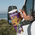 King Mask Mardi Gras Tumbler With Handle Let's Party Beadeds With Fleur De Lis - Wonder Print Shop