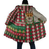Wales Corgi Christmas Cloak Seamless Cute Dog Argyle Pattern - Wonder Print Shop