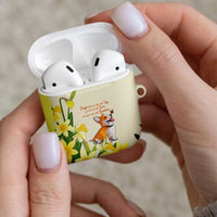 Wales Corgi and Daffodil AirPods Case Welsh Dog Lovers - Wonder Print Shop