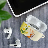 Wales Corgi and Daffodil AirPods Case Welsh Dog Lovers - Wonder Print Shop