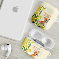 Wales Corgi and Daffodil AirPods Case Welsh Dog Lovers - Wonder Print Shop