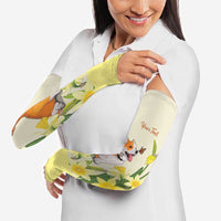 Personalised Wales Corgi and Daffodil Arm Sleeves Welsh Dog Lovers - Wonder Print Shop