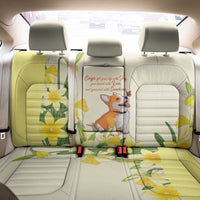 Wales Corgi and Daffodil Back Car Seat Cover Welsh Dog Lovers - Wonder Print Shop