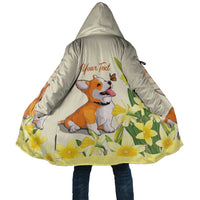 Personalised Wales Corgi and Daffodil Cloak Welsh Dog Lovers - Wonder Print Shop