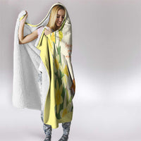 Wales Corgi and Daffodil Hooded Blanket Welsh Dog Lovers - Wonder Print Shop