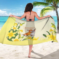 Wales Corgi and Daffodil Sarong Welsh Dog Lovers - Wonder Print Shop