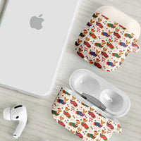 Wales Corgi Christmas AirPods Case Nadolig Llawen Welsh Dog Seamless Vibes - Wonder Print Shop