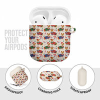 Wales Corgi Christmas AirPods Case Nadolig Llawen Welsh Dog Seamless Vibes - Wonder Print Shop