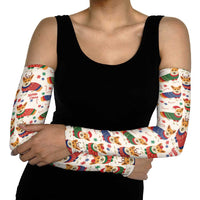 Wales Corgi Christmas Arm Sleeves Nadolig Llawen Welsh Dog Seamless Vibes - Wonder Print Shop
