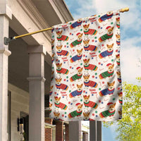 Wales Corgi Christmas Garden Flag Nadolig Llawen Welsh Dog Seamless Vibes - Wonder Print Shop
