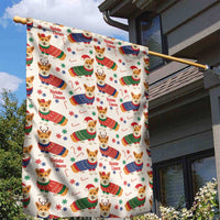 Wales Corgi Christmas Garden Flag Nadolig Llawen Welsh Dog Seamless Vibes - Wonder Print Shop