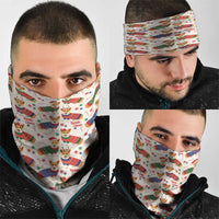Wales Corgi Christmas Neck Gaiter Nadolig Llawen Welsh Dog Seamless Vibes - Wonder Print Shop