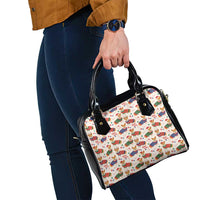 Wales Corgi Christmas Shoulder Handbag Nadolig Llawen Welsh Dog Seamless Vibes - Wonder Print Shop