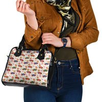 Wales Corgi Christmas Shoulder Handbag Nadolig Llawen Welsh Dog Seamless Vibes - Wonder Print Shop