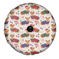 Wales Corgi Christmas Spare Tire Cover Nadolig Llawen Welsh Dog Seamless Vibes - Wonder Print Shop