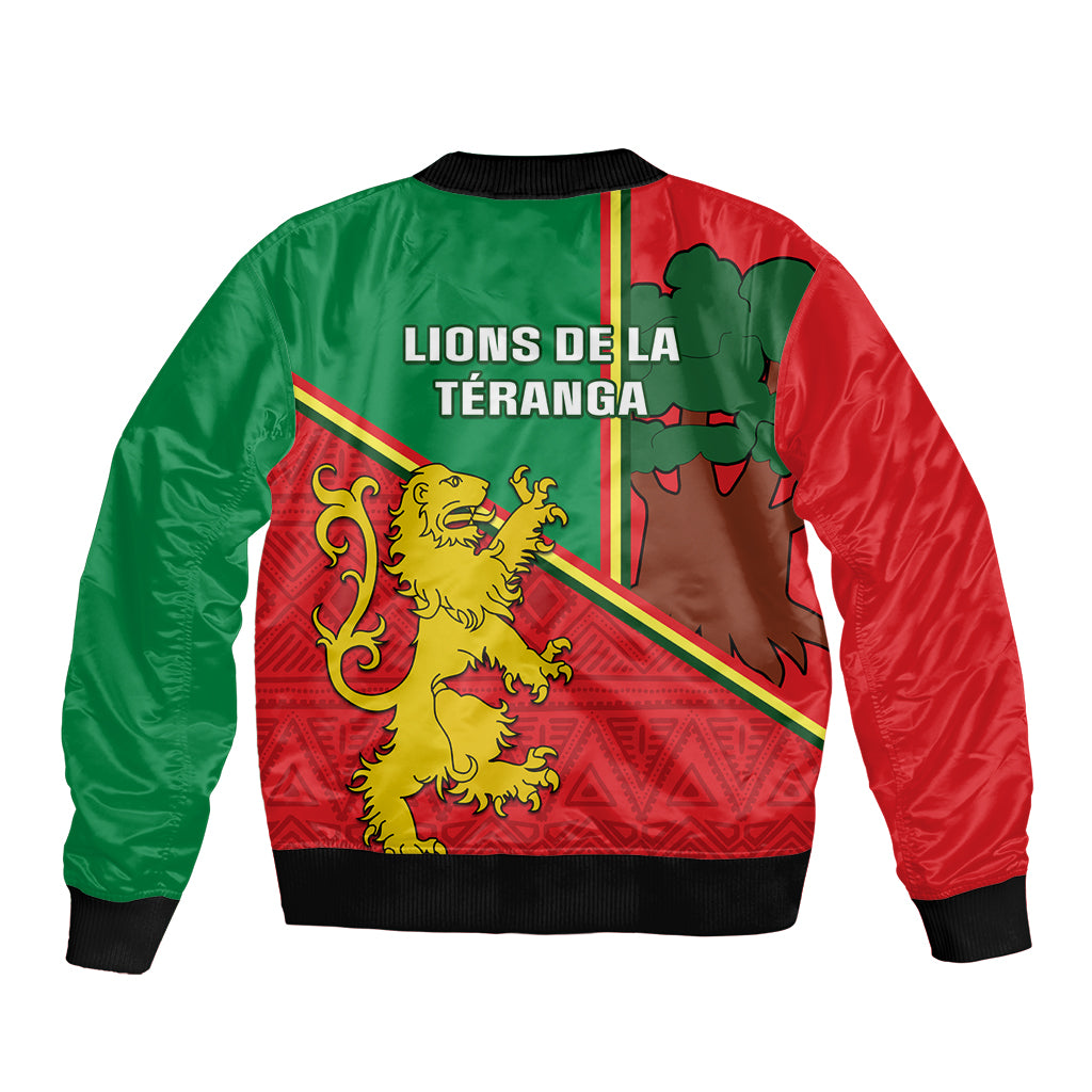 Senegal Football Bomber Jacket 2024 Go Champions Lions De La Teranga - Wonder Print Shop