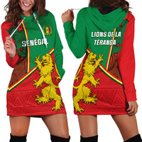 Senegal Football Hoodie Dress 2024 Go Champions Lions De La Teranga - Wonder Print Shop
