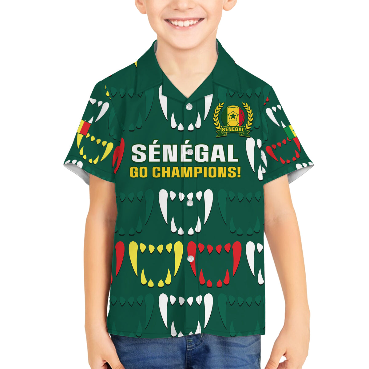 Custom Senegal Football Family Matching Long Sleeve Bodycon Dress and Hawaiian Shirt 2024 Culture Pour Home Style - Wonder Print Shop