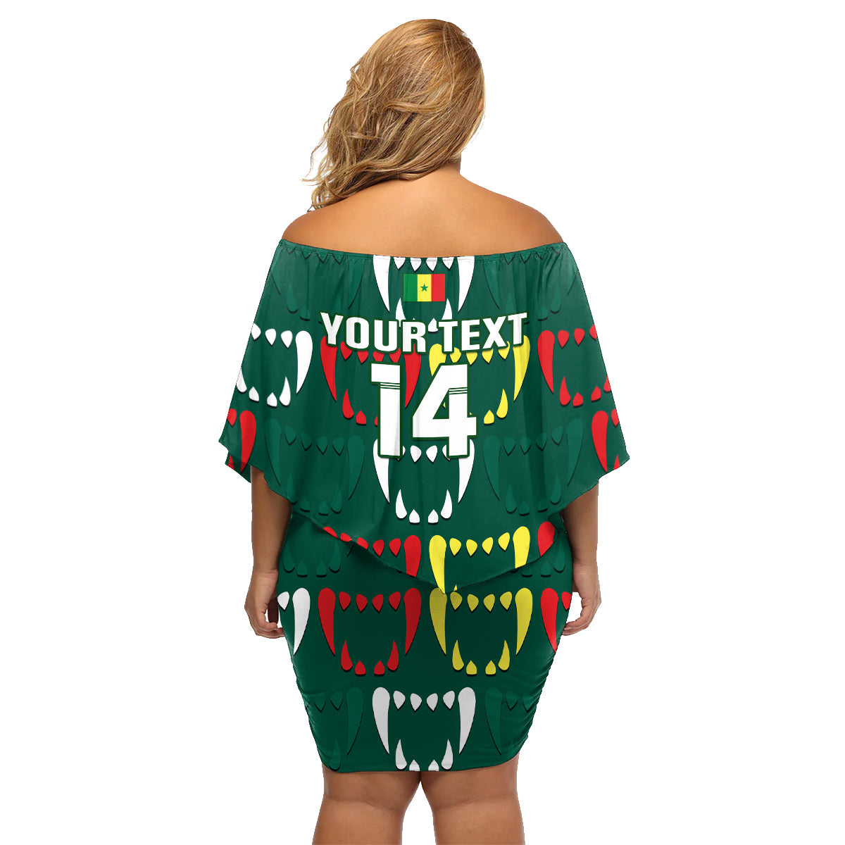 Custom Senegal Football Family Matching Off Shoulder Short Dress and Hawaiian Shirt 2024 Culture Pour Home Style - Wonder Print Shop