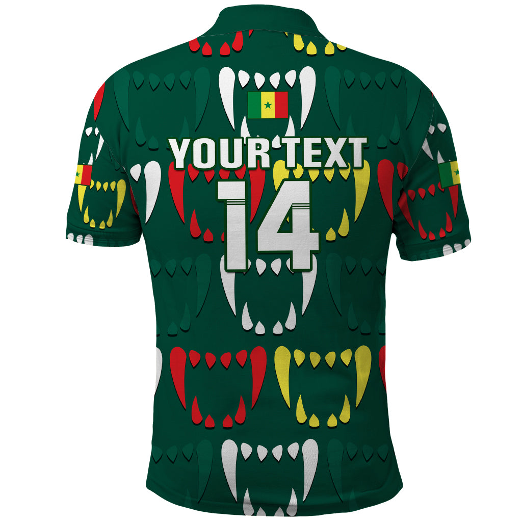 Custom Senegal Football Polo Shirt 2024 Culture Pour Home Style - Wonder Print Shop