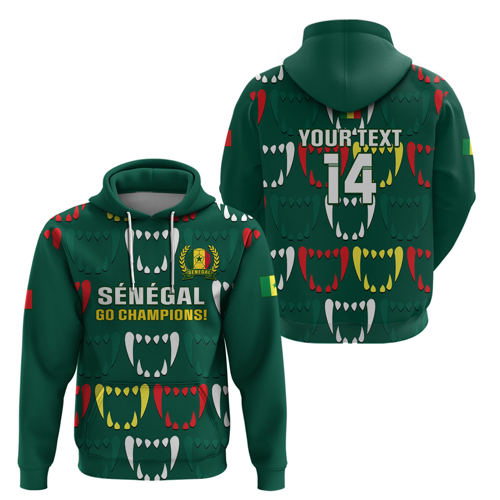 Custom Senegal Football Zip Hoodie 2024 Culture Pour Home Style - Wonder Print Shop