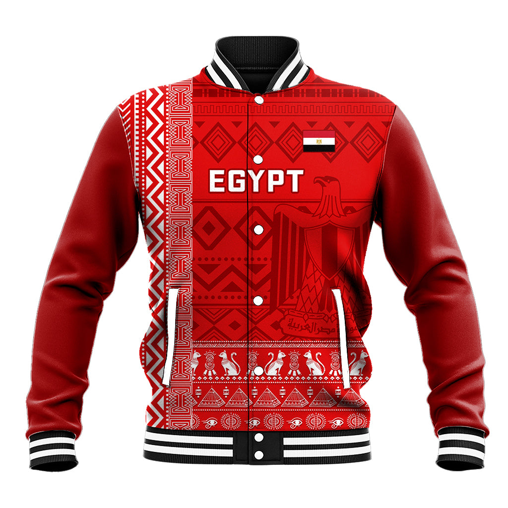 Egypt Football Baseball Jacket 2024 Go Champions Pharaohs Egyptian Patterns - Wonder Print Shop