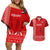 Egypt Football Couples Matching Off Shoulder Short Dress and Hawaiian Shirt 2024 Go Champions Pharaohs Egyptian Patterns