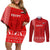 Egypt Football Couples Matching Off Shoulder Short Dress and Long Sleeve Button Shirt 2024 Go Champions Pharaohs Egyptian Patterns - Wonder Print Shop