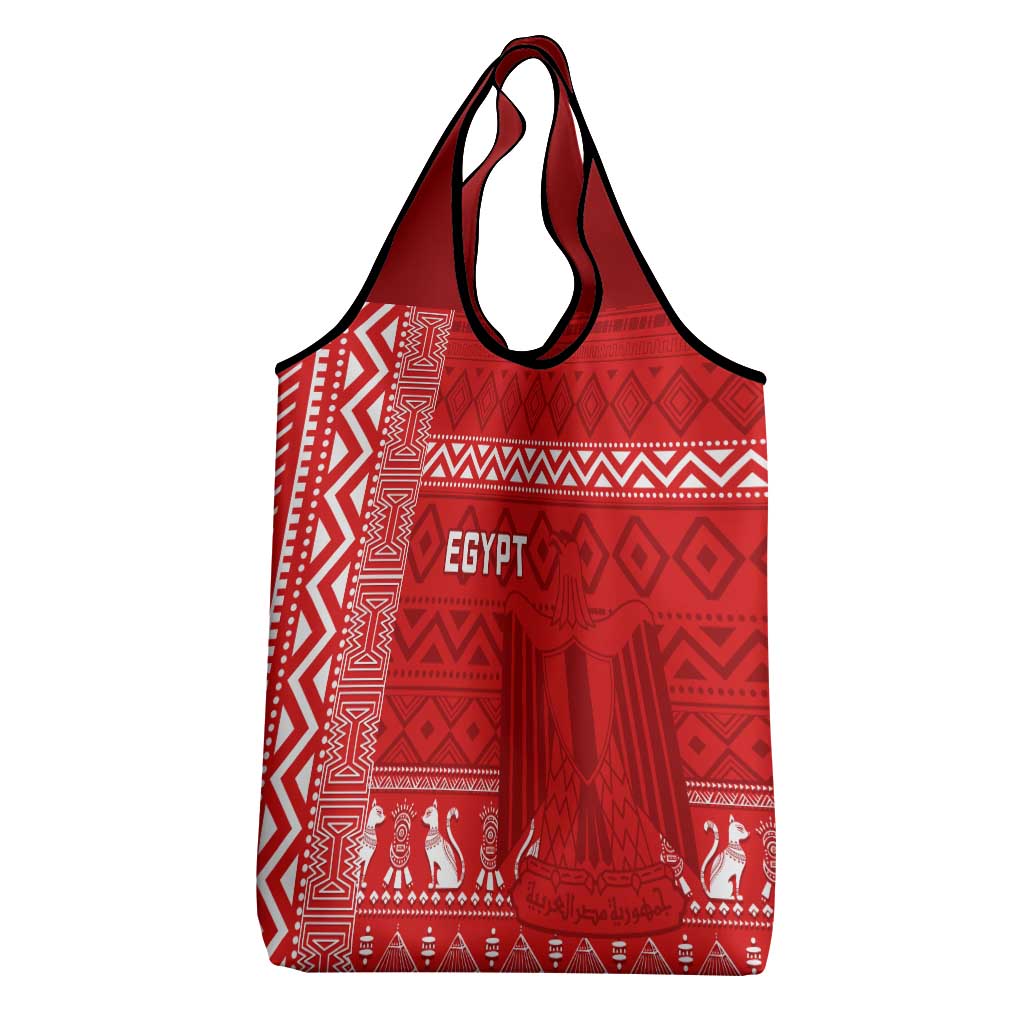 Egypt Football Grocery Bag Go Champions Pharaohs Egyptian Patterns